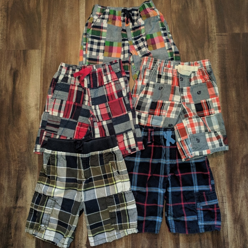 Gymboree Plaid Shorts (lots of 5)